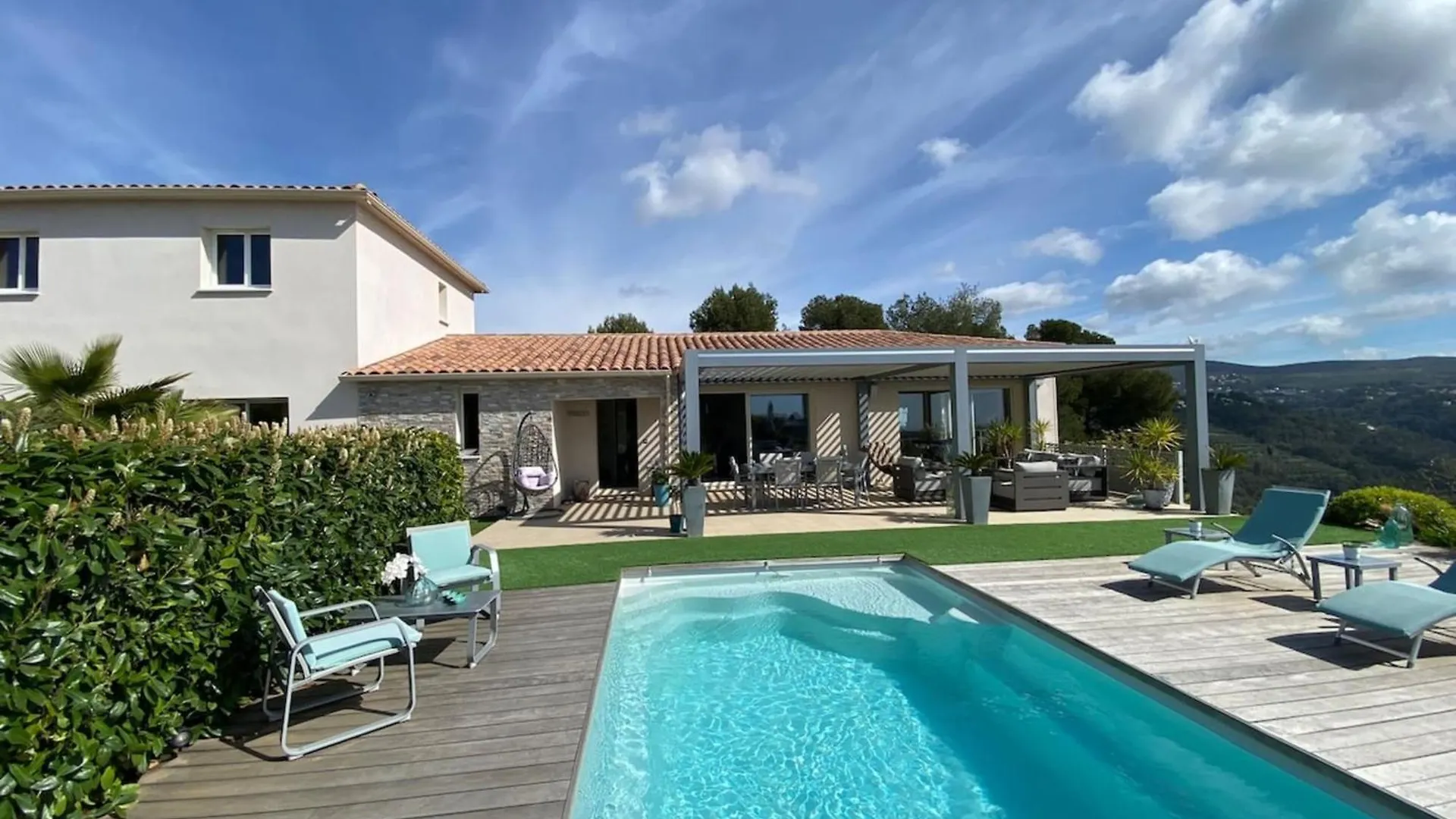 Superb Modern Villa - Sea View Pool Nice 0*,