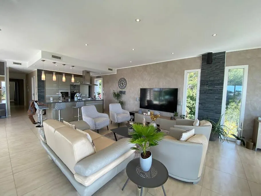 Superbe Villa Moderne - Piscine Vue Mer Nice
