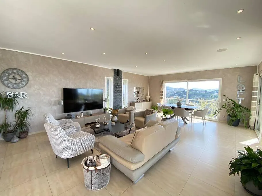 Superbe Villa Moderne - Piscine Vue Mer Nice